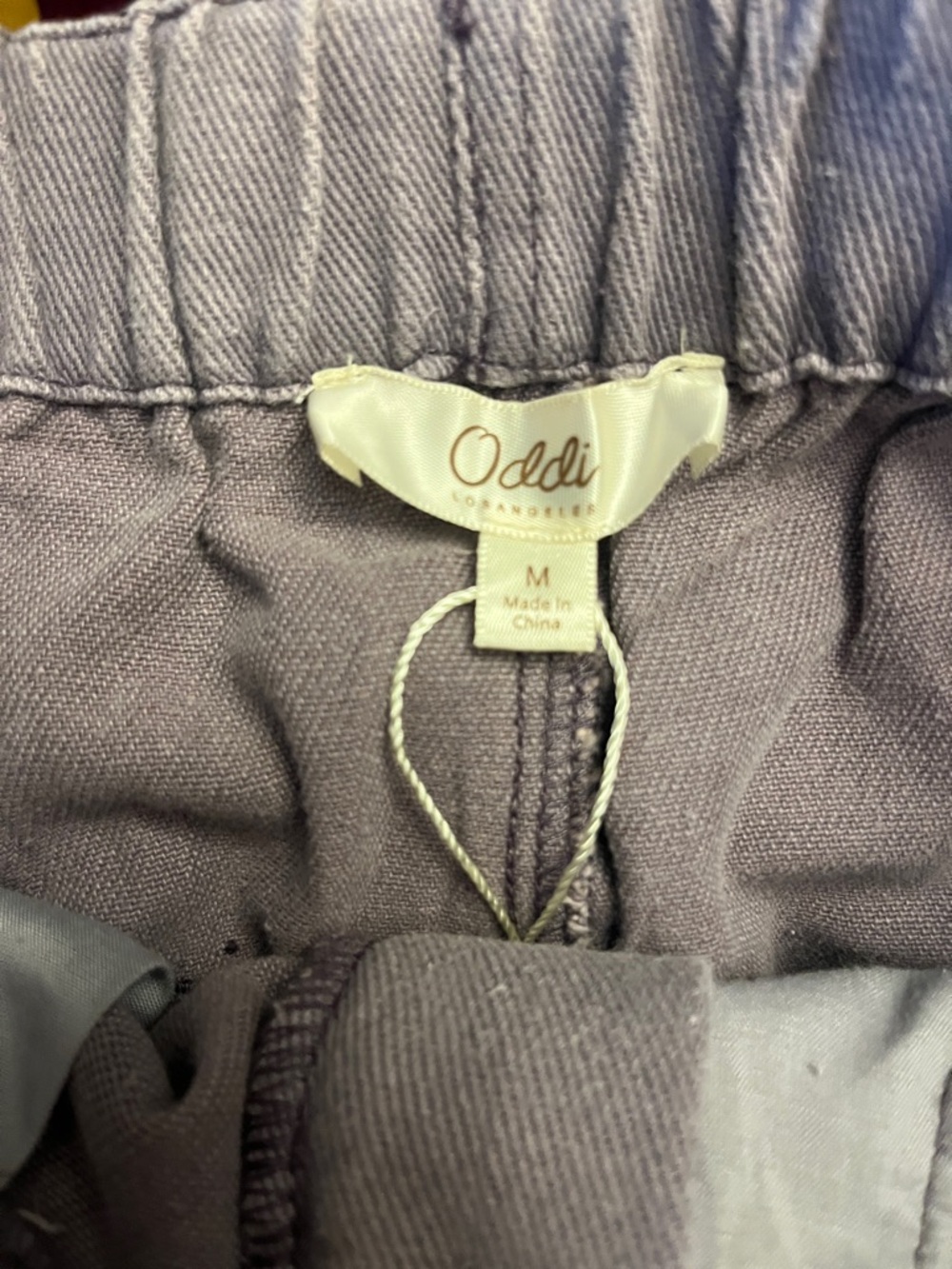 Barrel Leg Soft Washed Lavender Pants - Picture 5 of 7